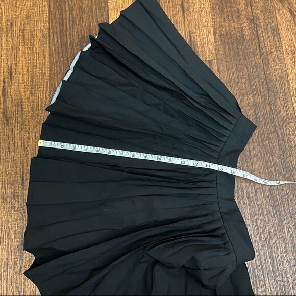Alice + Olivia Black Pleated Mini Skirt Size27 - Picture 8 of 8